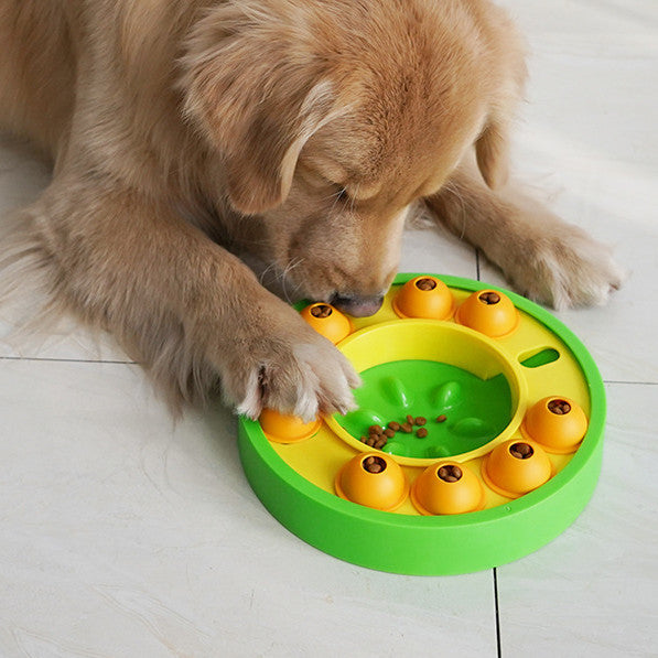 Interactive Dog Puzzle Toy: Slow Feeder Bowl for Smart Training - Blitzwear Co