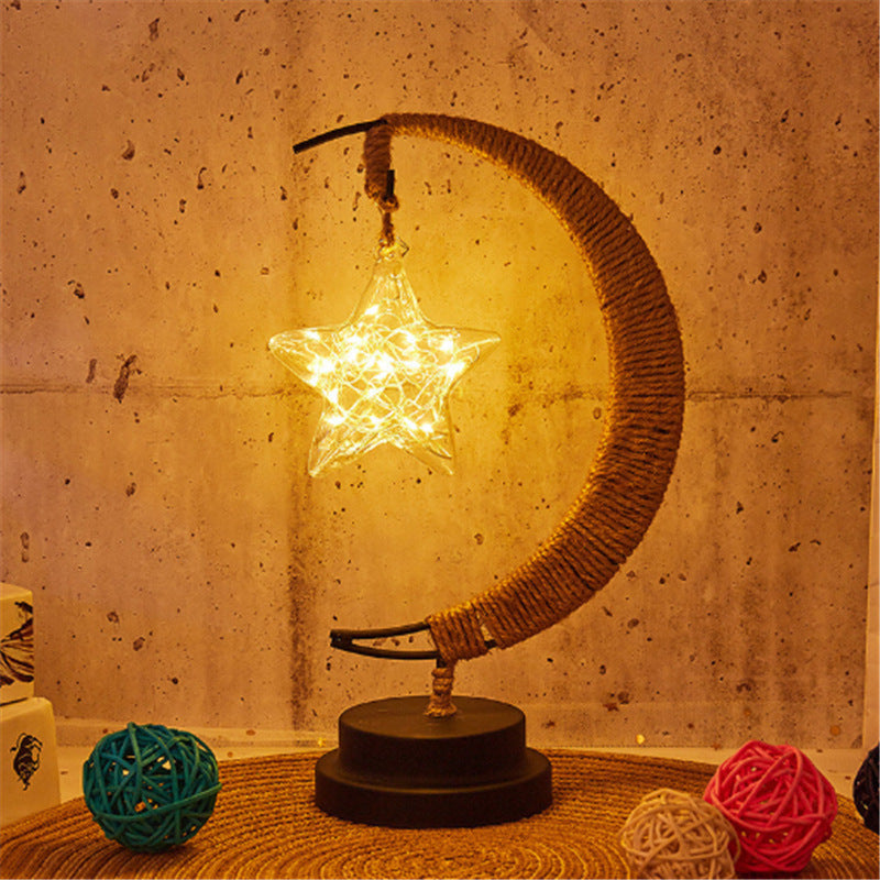 LED Star Moon Apple Lights: Magical Decoration for Festive Ambiance - Blitzwear Co