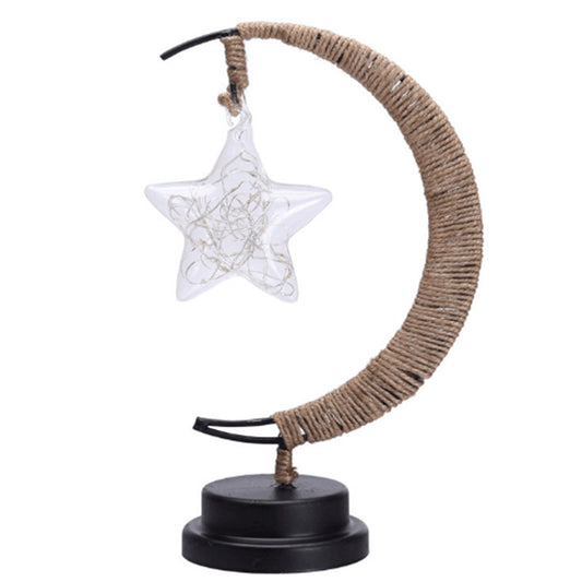 LED Star Moon Apple Lights: Magical Decoration for Festive Ambiance - Blitzwear Co