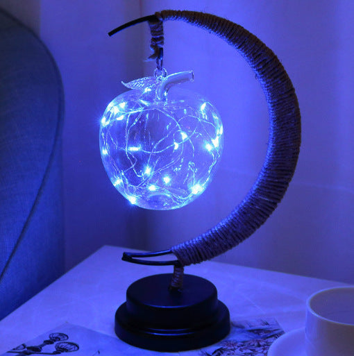 LED Star Moon Apple Lights: Magical Decoration for Festive Ambiance - Blitzwear Co