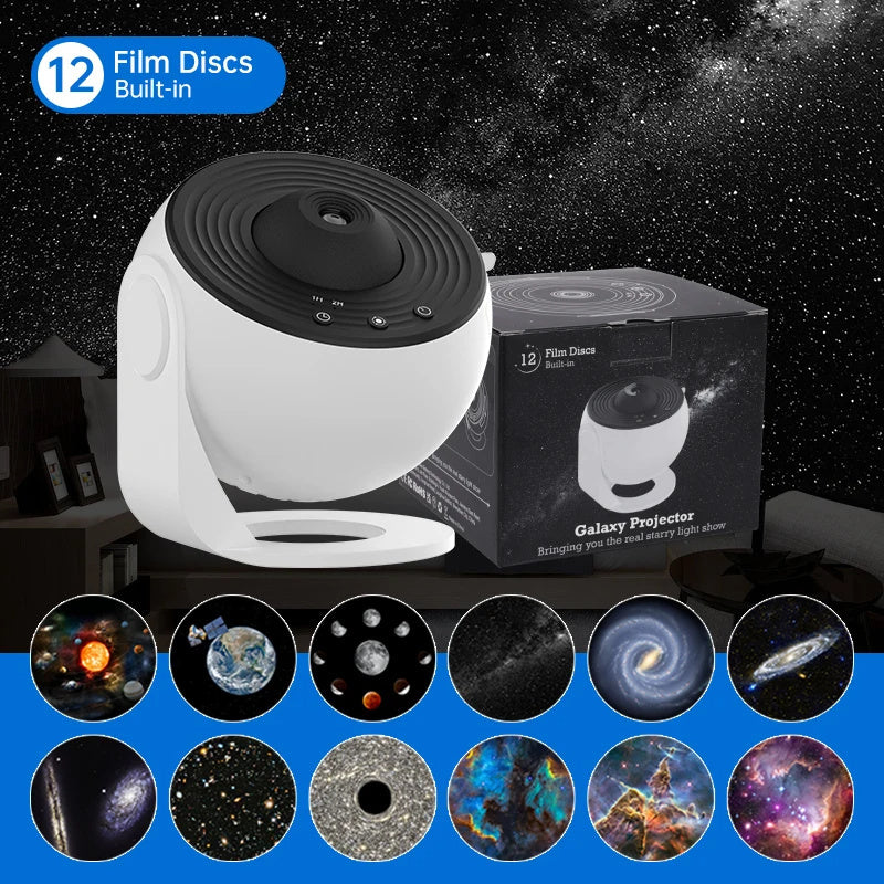 Starry Night Light Projector: Soothing Galaxy Lamp for Bedrooms & Relaxation - Blitzwear Co